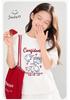 Girls' Stylish White Short-Sleeve T-Shirt for Teens and Big Kids - Lightweight Summer Top.