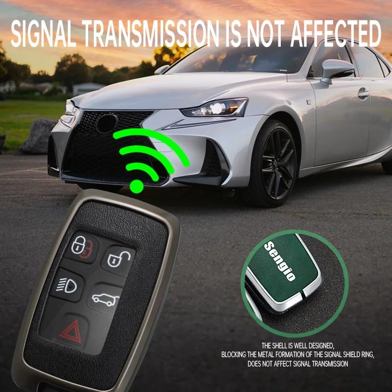 Interior Mouldings Car Remote Key Cover Case Shell Fob For Land Rover Range Rover Sport Evoque Freelander2 For Jaguar XF XJ XJL