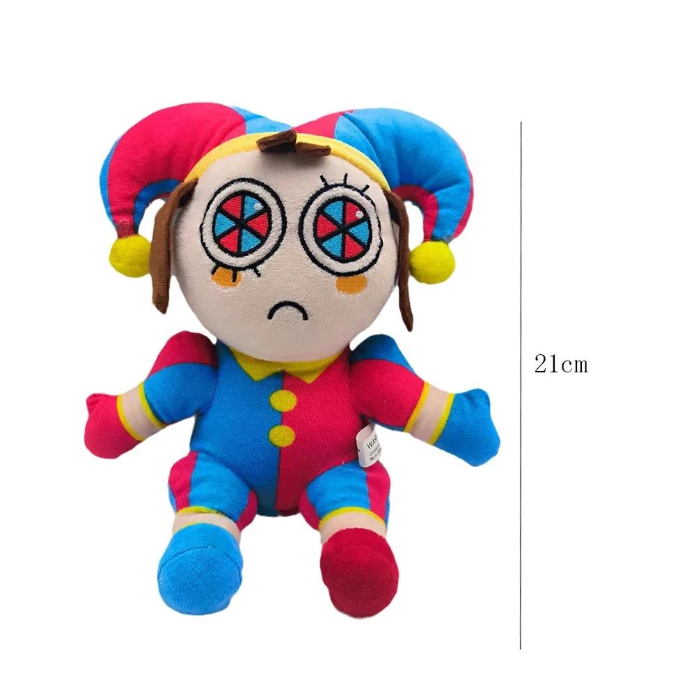 New Digital Circus Plush Toy Anime Cute Cartoon Clown Soft Fill Doll Fun Girl Birthday Christmas Valentine's Day Doll Gift