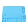 2Pcs Soldering Mat Silicone Repair Pad Heat Resistant with Scale for Electronics