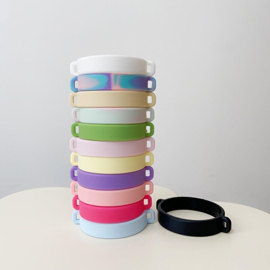 Portable Cup Handle Strap with Silicone Ring for 6/10cm Cups