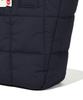 Covernat Woman Clover Heart Quilted Mini Tote Bag Navy