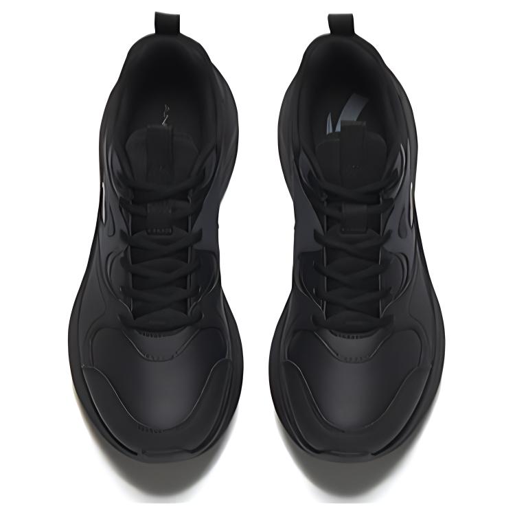 Anta Fashionable Comfortable Versatile Low-Top Casual Running Shoes Men sneakers Black 912445512-6