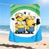 1 Stück Minions Outdoor Flanelldecke für Mädchen Weich, Leicht, Perfekt zum Campen und als Geschenk, Digital