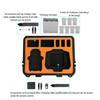 Drone Carrying Case with Non Slip Handle Plastic EVA Large Capacity Sealed Shockproof Drone Waterproof Hard Case for Mini 4 Pro
