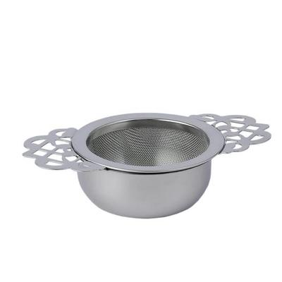 Tea Culture of the World Tea Strainer with Drip Bowl – Stainless Steel Fine Mesh Filter for Loose Leaf Tea