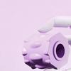 Massage Roller Stick with Curved Frame Portable Handheld Massager Compact