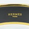 Used HERMES bracelet Emilel GM metal/enamel 36.2g Blue gold Gold Plated