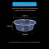ZISIZ Disposable Plastic Bowl with Chopsticks