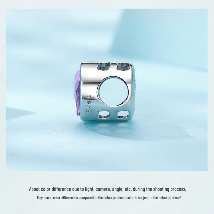 Silver Ziyun Colorful Cat S925 Silver Beads – Cute Pet DIY Bracelet Beads SCC2469