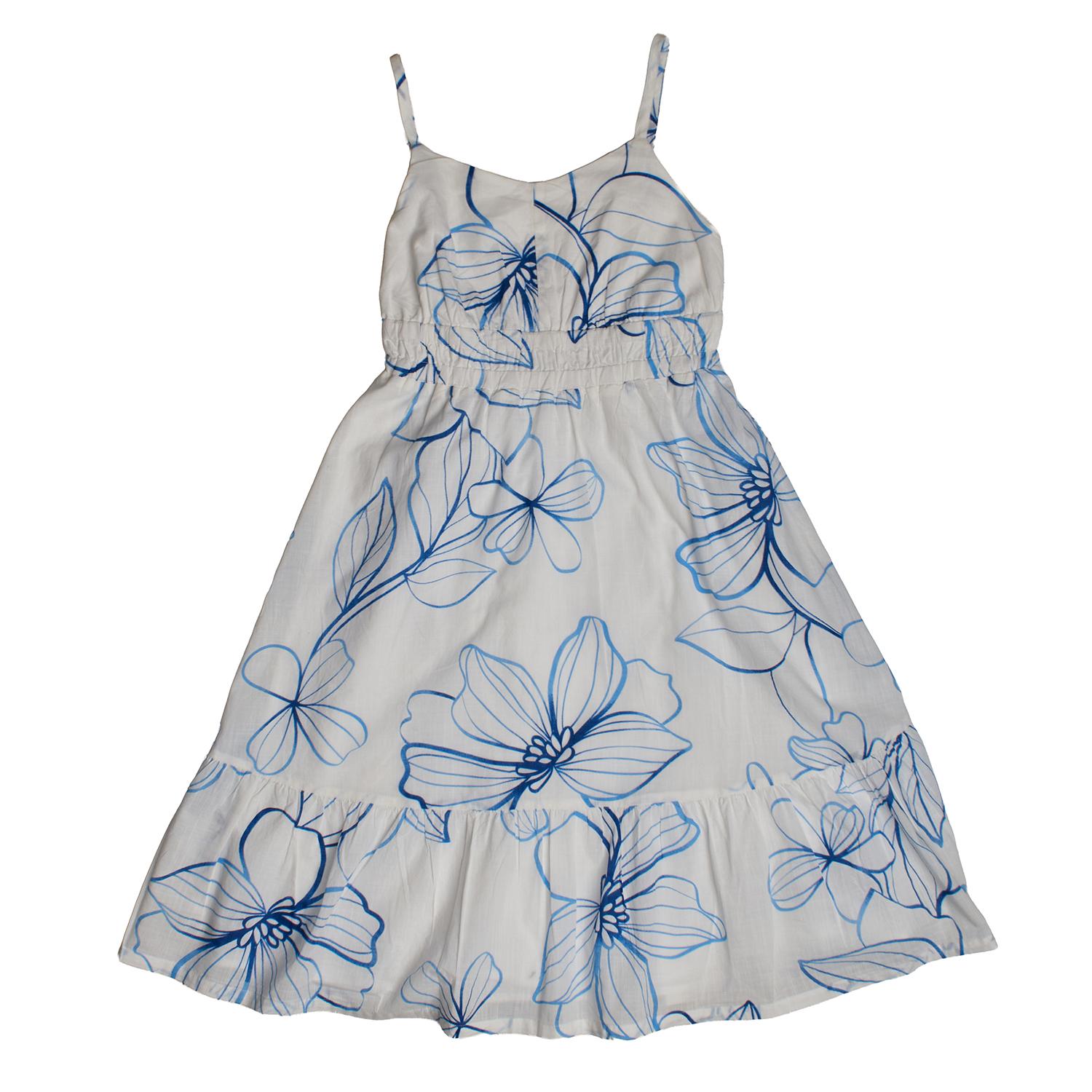 

Платье на бретелях с цветочным принтом 664443 для девочки 4/5 AÑOS белый