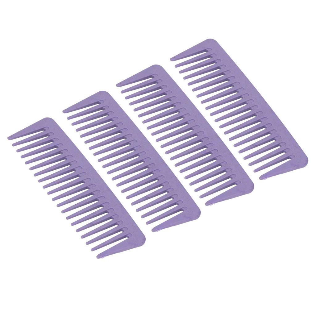 10PCS Wide Tooth Comb Detangling Ergonomic Handle Portable Hair Care Comb for for Curly Wet Long Hai