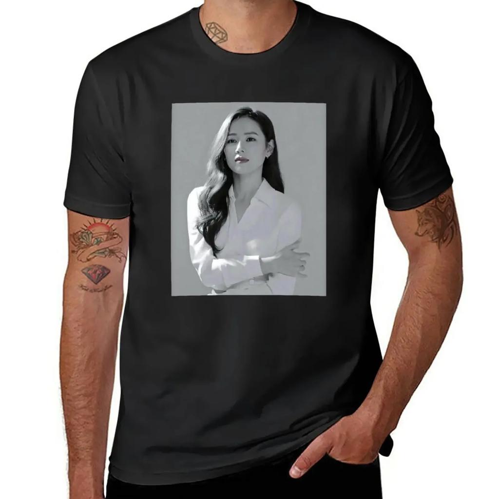 Son Ye Jin T-Shirt vintage clothes plain kawaii clothes t shirts men