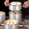 Traditional Bamboo & Aluminum Steamer Collection