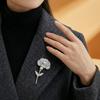 Luxury Floral Corsage with Pearls Metal Corsage Ornament Unique Carnation Brooch  Mother's Day Gift