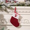 Christmas Socks Candy Boots With Small Bells Holiday Gift Bags Christmas Trees  Boots For Fireplace