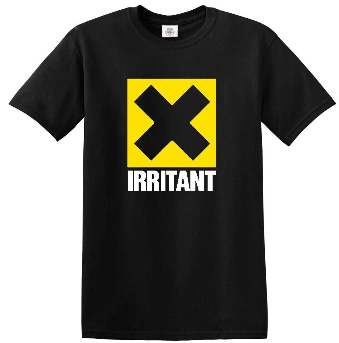 Irritant T Shirt Mens Womens Tees Top Mens Funny Cool Classic Design Retro Comedy Joke Gift Tee L