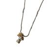Elegant Spotted Tigers Eye Stone Necklace Elegant Mushroom Pendant Neck Chain Jewelry Perfect for Individualistic Style