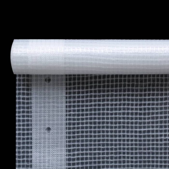 VidaXL Bâche Leno 260 g/m² 2 x 2 m Blanc