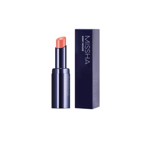 MISSHA Dewy Rouge Lipstick 3.3g Slowing Coral, Mellow Peach, Apple Syrup, Inca Rose, Fairy Dream, Chiffon Dress