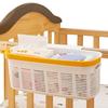 Baby Crib Sundries Storage Baskets Home Feeding Bottle Diapers Organize Box Bibs Clip Bedside Plastic Small Items Storage Basket