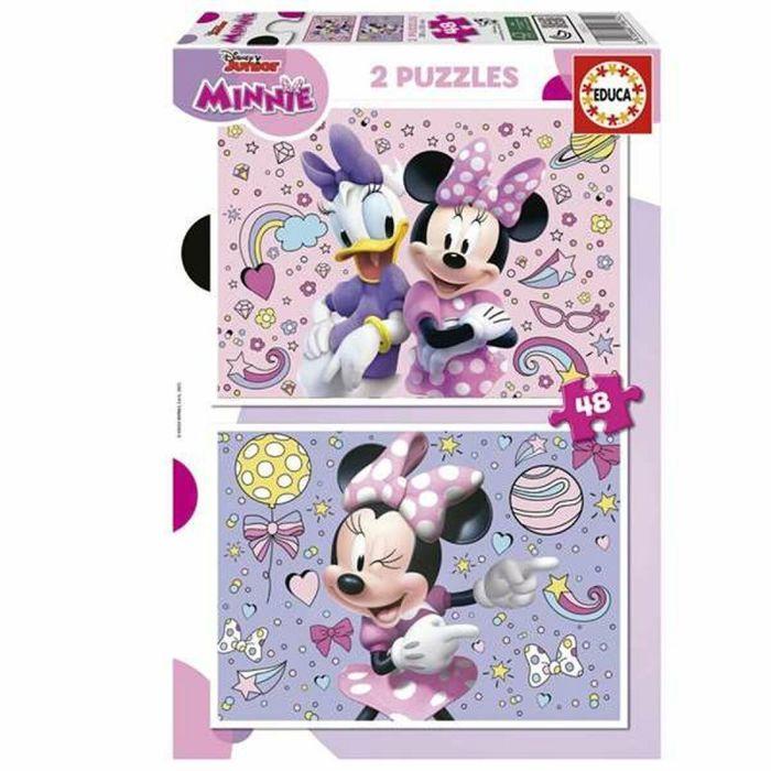 Puzzle Educa Puzzle 2x48 Minnie Mouse