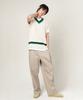 PLAC Color Point Knit Vest White