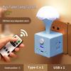 Multifunctional Cube Power Strip with USB and Night Light