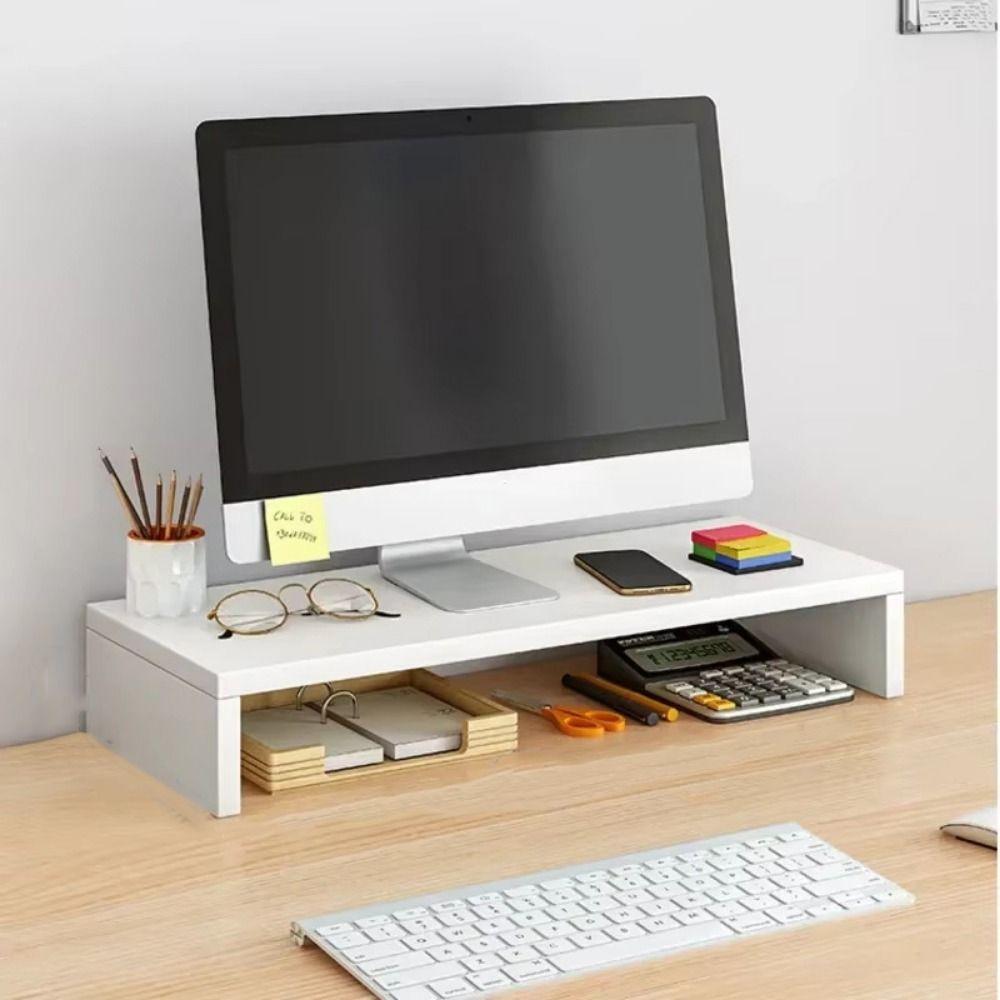 Bureau de Protection de la Vue Support pour Ordinateur Portable Assemblage Facile Support d'Élévation pour Écran PC Maison
