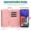 Crossbody Leather Zipper Cards Solt Wallet Case For Samsung Galaxy A54 A14 A34 A23 A12 A53 A52 S23 Ultra S22 S21 FE Pocket Cover