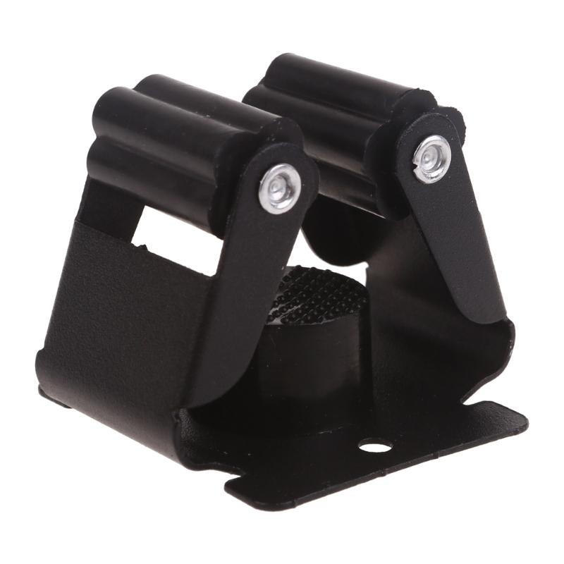 4Pieces Broom Holder with Screws for Kitchen Wall Mounted Mop Hanger Garden Tool