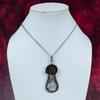 Ammonite Fossil Gemstone Pendant Handmade Copper Wire Wrapped Designer Jewelry