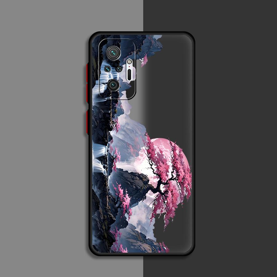 Hülle für Xiaomi Redmi Note 15 Pro 14C 14 A4 12 9S 13C 13 11 10 Funda Rückseite Handyhülle Kreative Landschaftsansicht