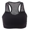 Ett stykke sømløs hurtigtørrende sports-bh med brystpute vest stil myk pustende støtsikker racerback yoga fitness full kopp bh