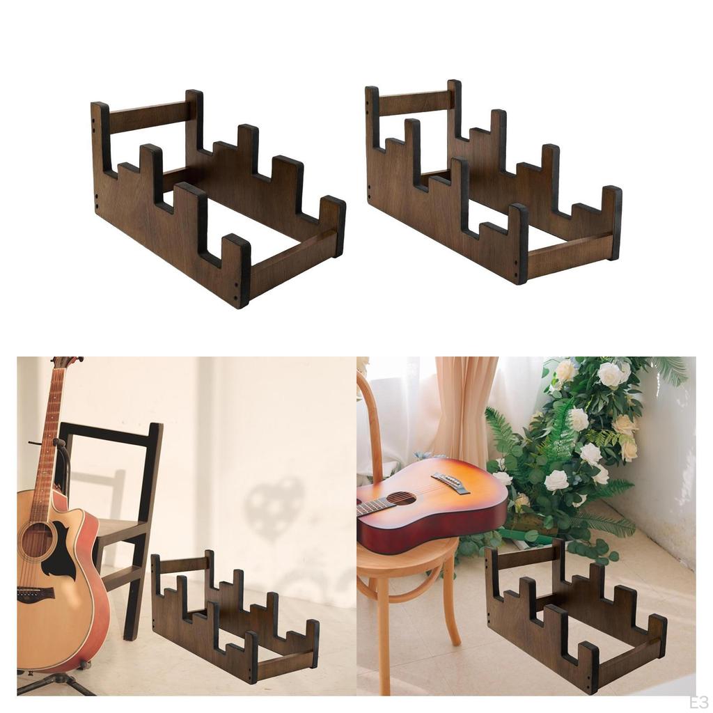 Electric Guitar Stand Floor Rack Music Instrument Lightweight Space Saving Bass