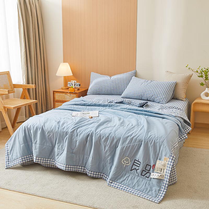 Muji Yarn-Dyed Washed Quilt