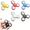 Spinner Fidget à Trois Feuilles en Alliage d'Aluminium Métal Soulagement du Stress Anti-Anxiété Jouet pour la Main Portable Durable Cadeau Adulte Outil de Relaxation