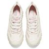 Skechers Chaussures Gâteau au Miel à Lacets Maille Respirante Augmentant la Hauteur Basse Papa Chaussures Baskets Femmes Blanc Rose 177229-WPK