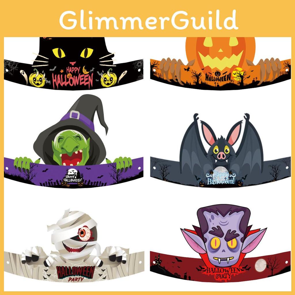 Halloween Paper Hats Colorful Decorations For Children's Parties