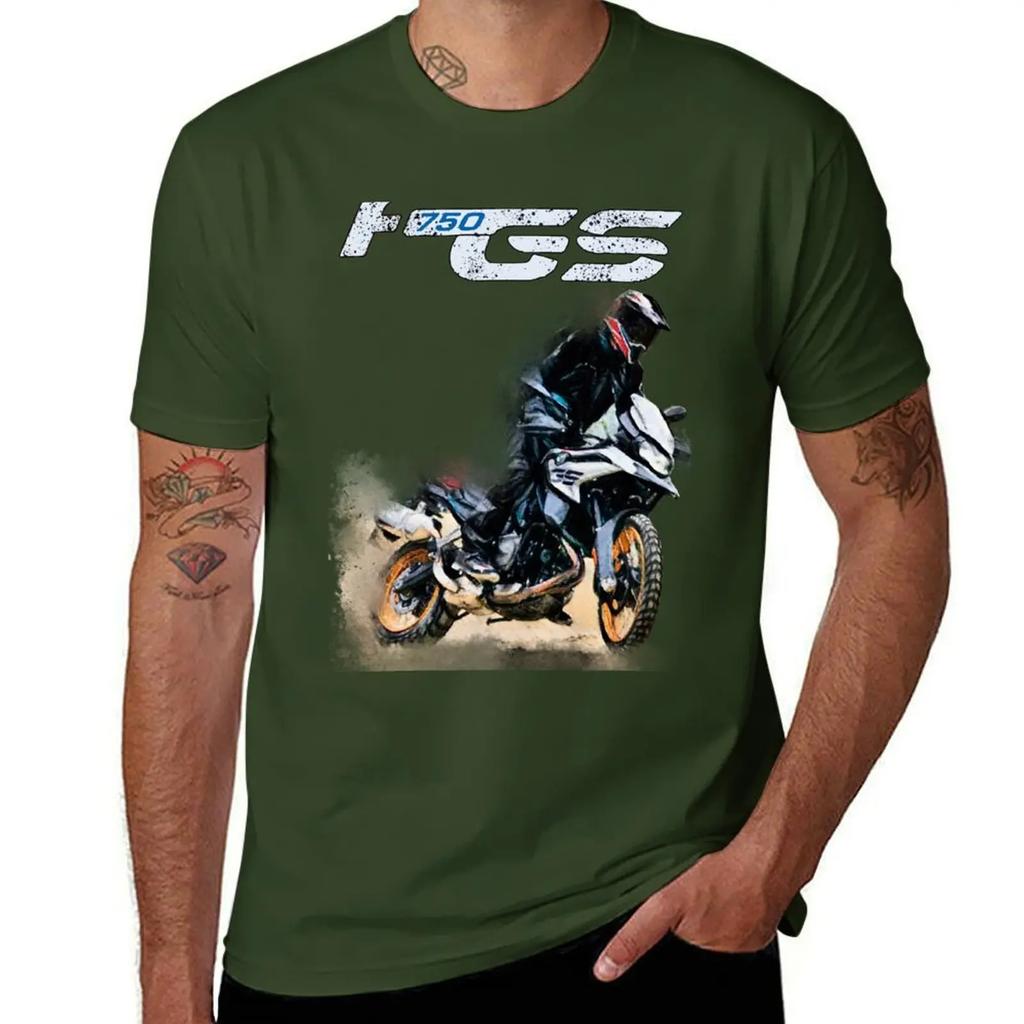 F 750 GS Premium Adventure Big Trail Μπλουζάκι για αγόρια με στάμπα ζώων γρήγορου στεγνώματος καλοκαιρινό τοπ μπλουζάκια ανδρικά με στάμπα hip hop
