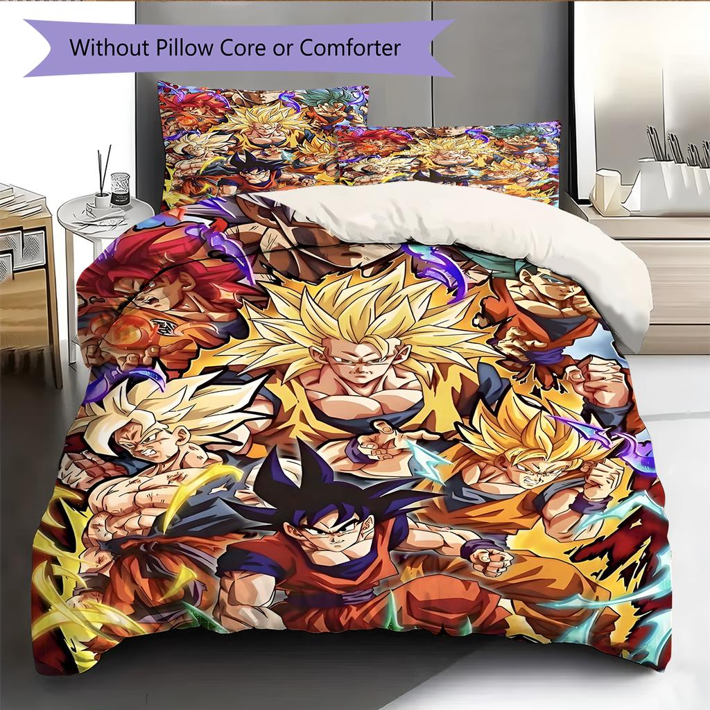 Set Copripiumino Trapuntato con Fantasia Cartone Animato Federa Decorazione per la Casa Regalo di Compleanno (1 * copripiumino + 2 * federa, senza nucleo)