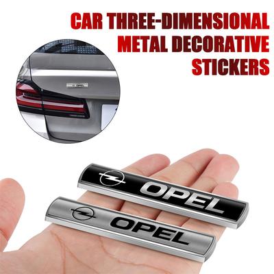 3D kovový emblém Dekorace karoserie blatníku kufru Samolepky Pro Corsa Astra OPC Zafira Mokka Antara Ampera Insignia GTC Adam