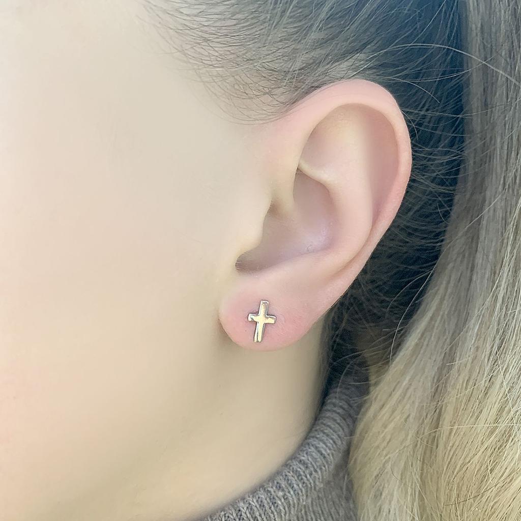 Silver Earrings Without Stones (2081197)