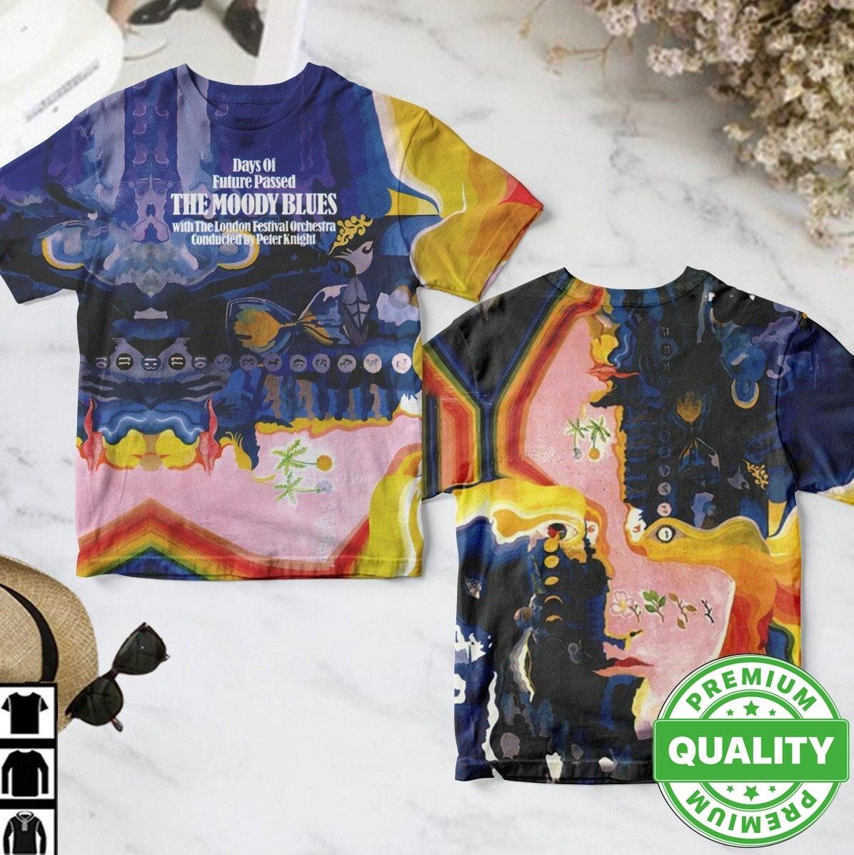 Days of Future Passed The Moody Blues 3D AOP Shirt Unisex S-5XL E1675 S