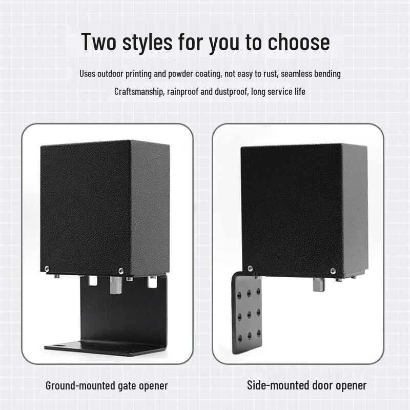 ZUCON Side-Mounted Curved Arm Automatic Swing Gate Opener CN plug (adapter included)