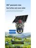 Three-Screen Solar-Powered Waterproof Outdoor Camera with 360° Panoramic View and Humanoid Detection