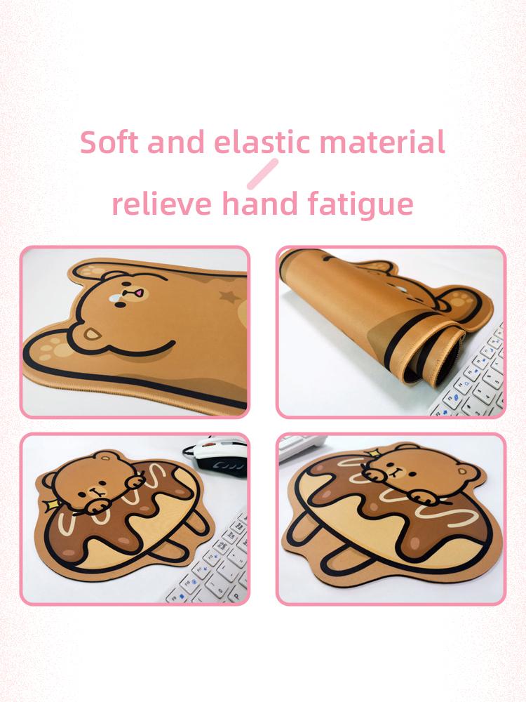 Gaming Cute Mouse Pad Pink Print Mousepad XXL 3d Extended Pad Mouse Gamer PC Computer Mousepad Girls Game Accessories