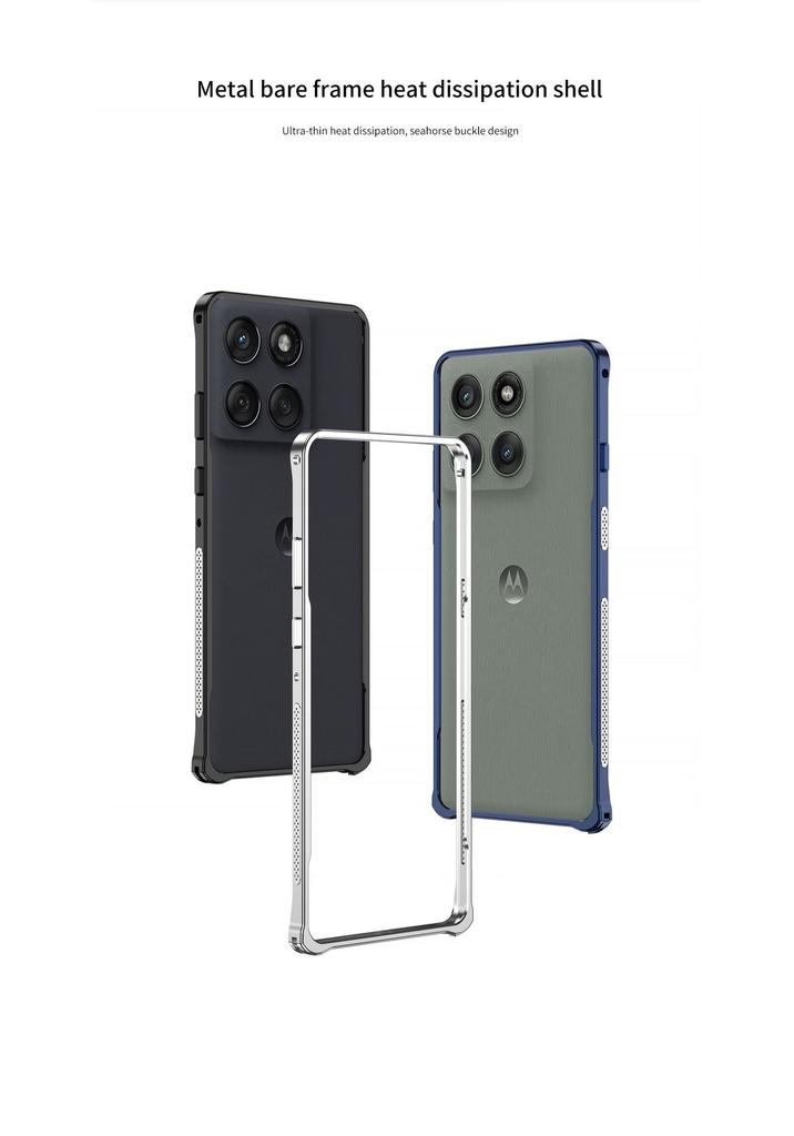 Motorola Moto Edge60 Series Metal Frame Phone Case