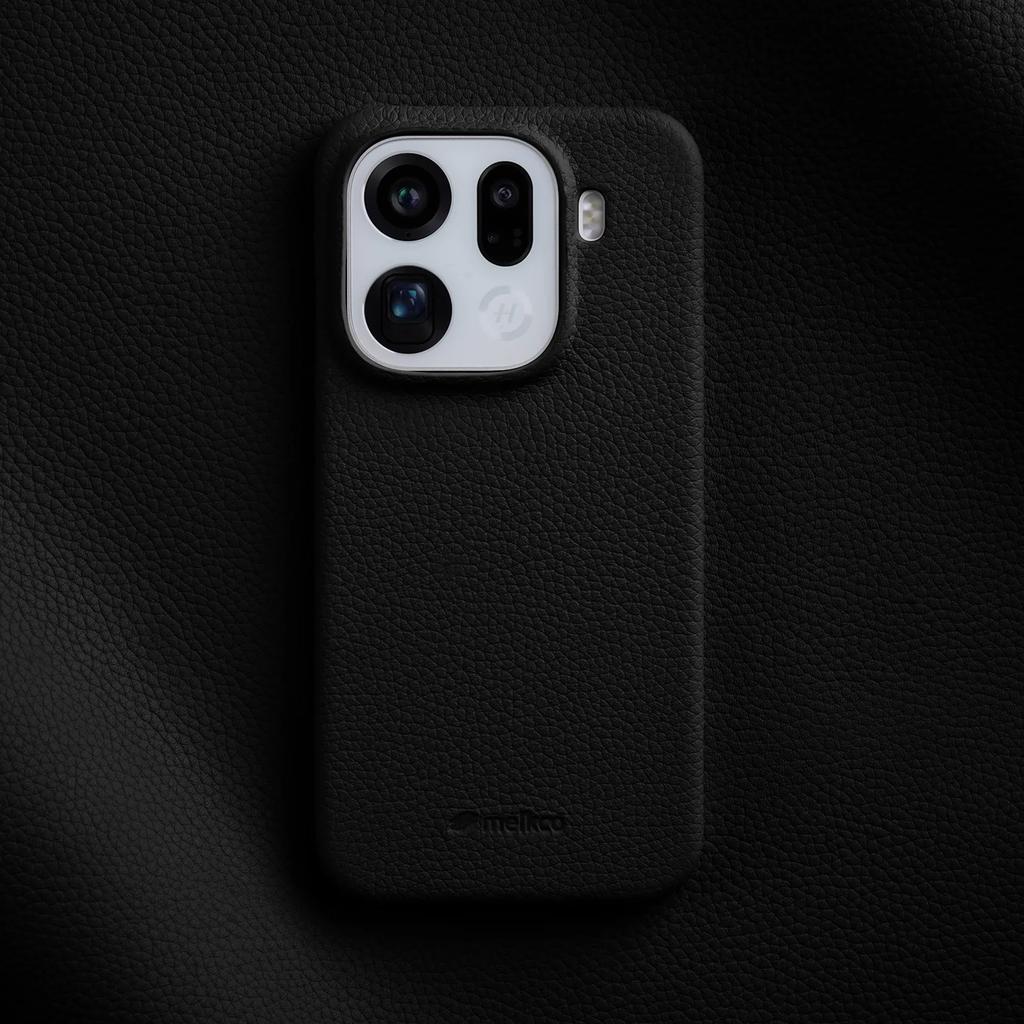 Melkco Genuine Cowhide Half-Wrapped Case for Oppo Find X9 Pro FindX9 Business Leather Shockproof Protective Mobile Phone Cover
