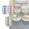 Stainless Steel Food Box With Multiple Layers For Travel And Family Dining